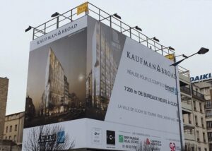 bâche publicitaire chantier - kaufman & broad - pic 92