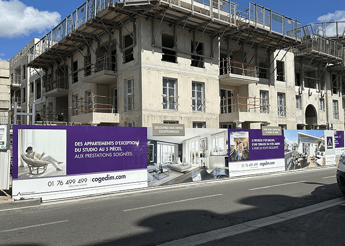 Palissade de chantier décorative - PIC 92